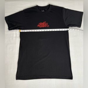 Street Fighter Capcom Black T Shirt Medium Double Side Print New Without Tag
